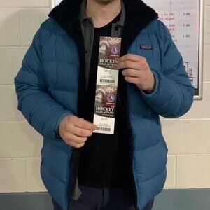 Patagonia Reversible Silent Down Jacket - "Wavy Blue"